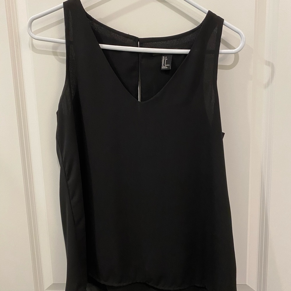 Forever 21 black Tunic tank